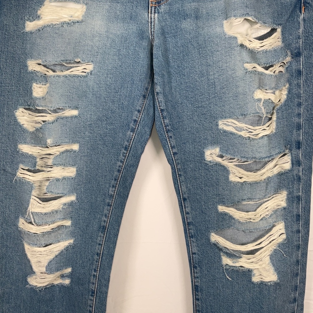 NWT Women’s‎ Current / Elliott The Fling Slim Boyfriend Blue Jeans 31” x 27” - Picture 2 of 7
